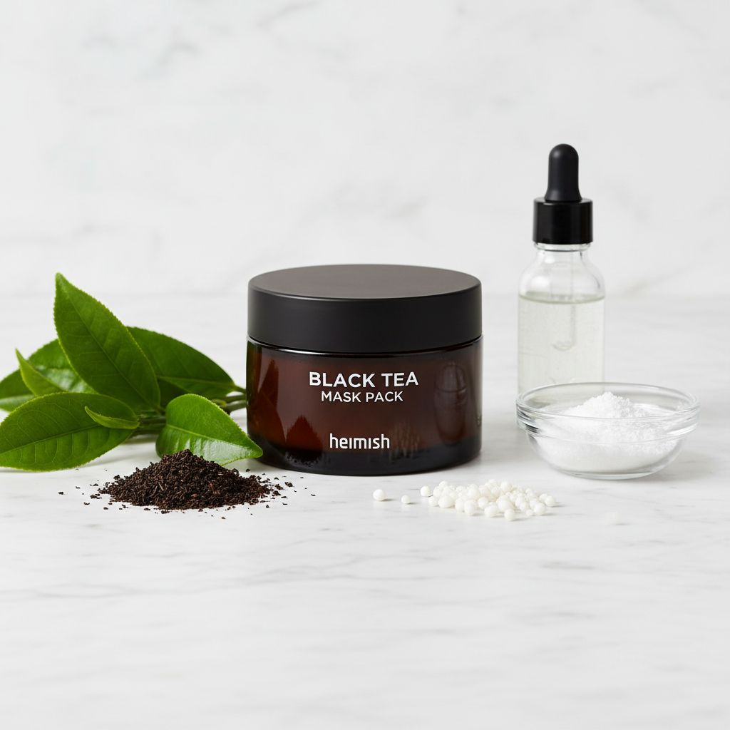 [Heimish] (Renew) Black Tea Mask Pack 110ml — Masque au thé noir purifiant - ingredients