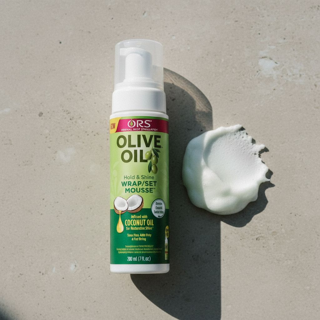 ORS – Olive Oil Wrap Set Mousse 207ml - texture