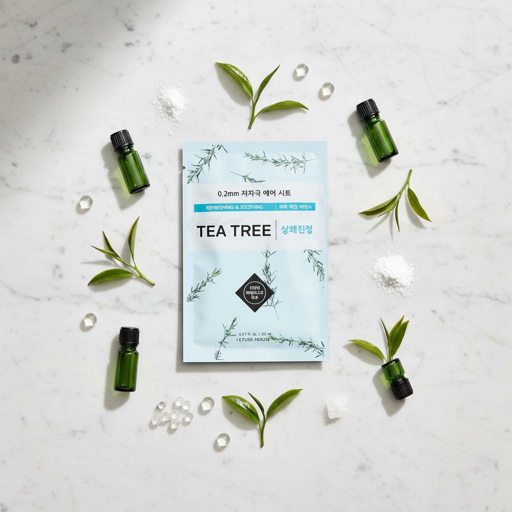 Etude House - 0.2 Therapy Air Mask Tea Tree — Masque purifiant tea tree ultra-fin - ingredients