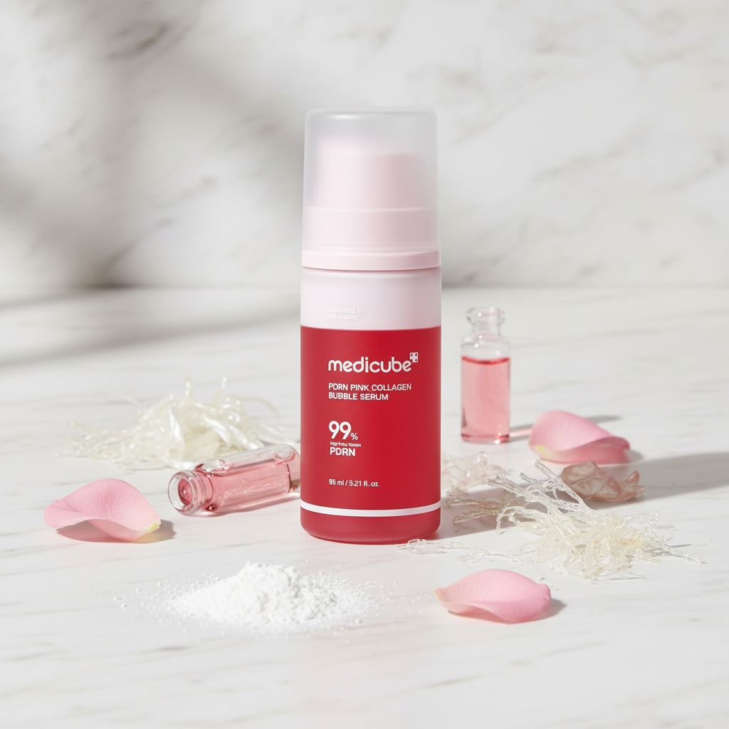 Medicube – PDRN Pink Collagen Bubble Serum — Sérum bubble collagène revitalisant - ingredients
