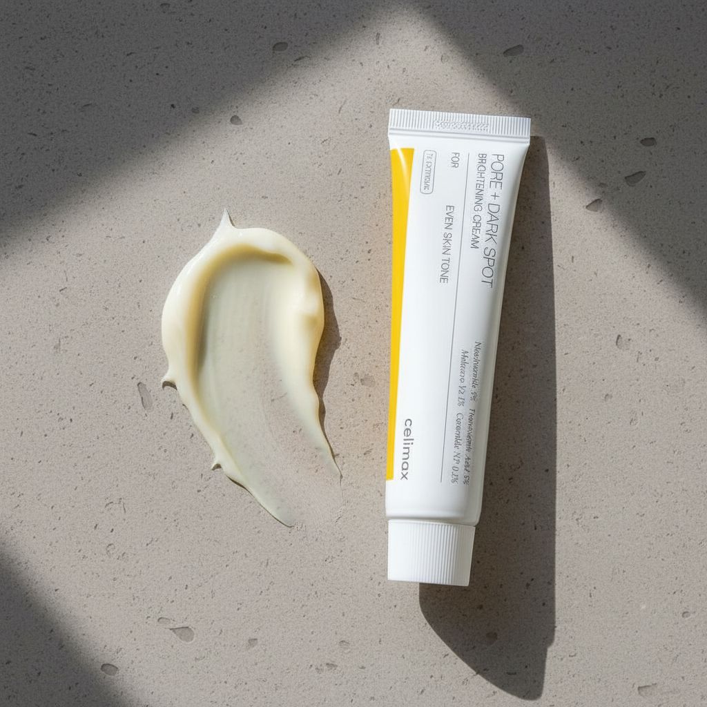 Celimax - Pore + Dark Spot Brightening Cream — Éclat unifié et pores affinés - texture