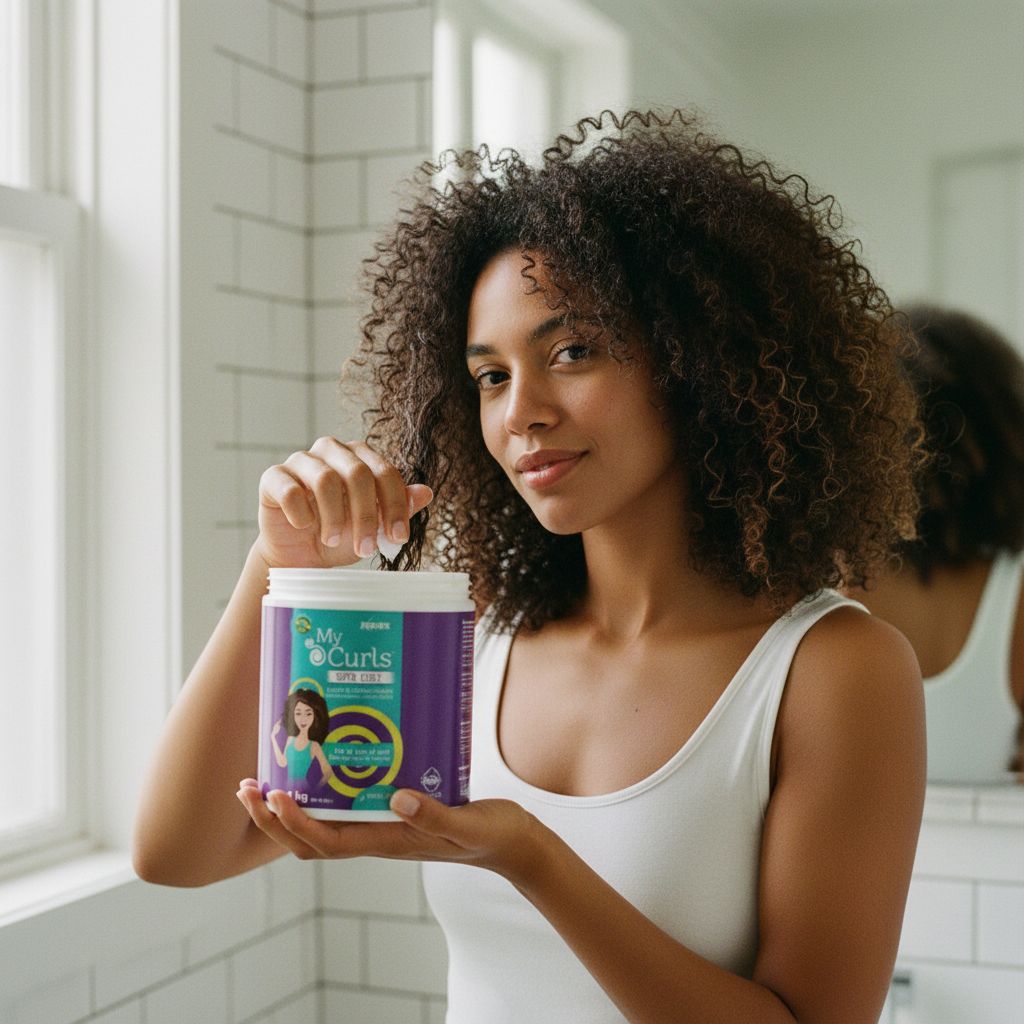 Novex – My Curls Super Curly Leave-In Conditioner 1kg - lifestyle