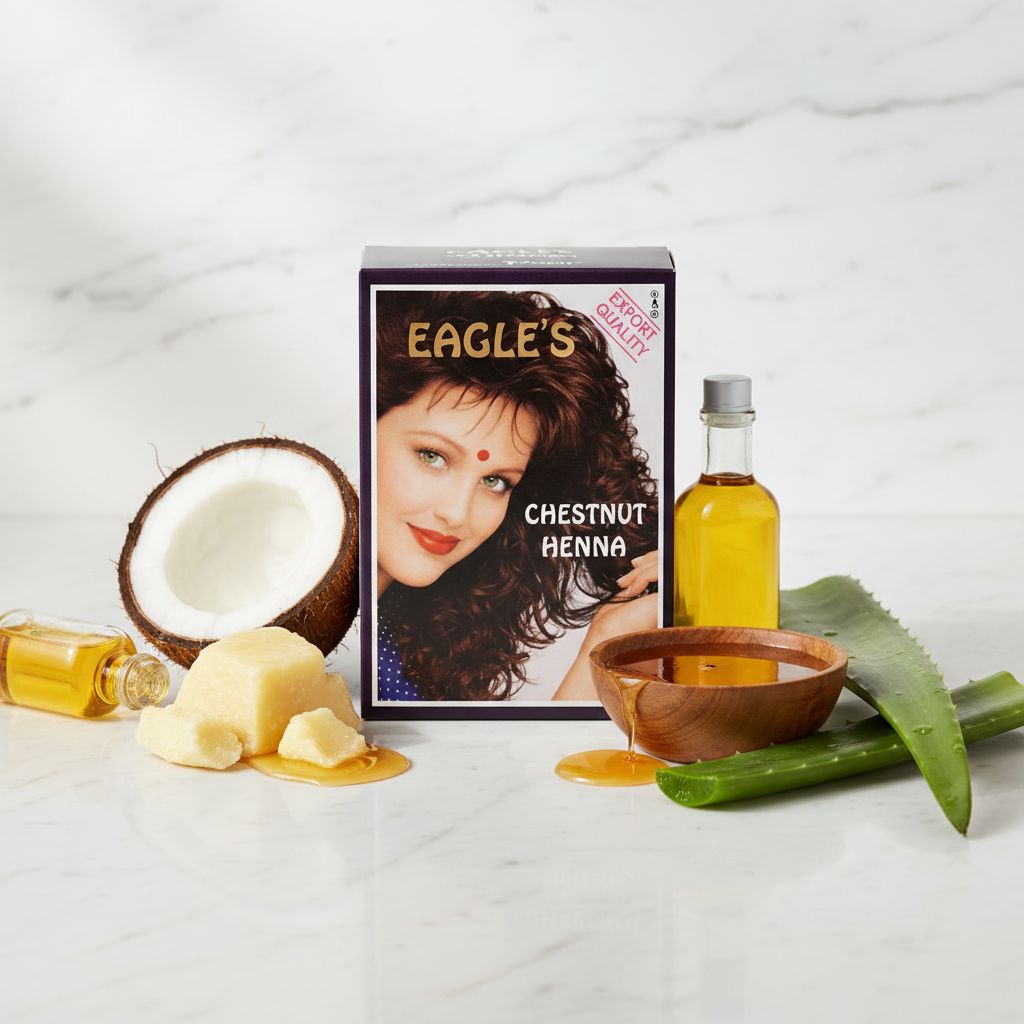 Eagle’s Chestnut Henna – 6 Sachets - ingredients