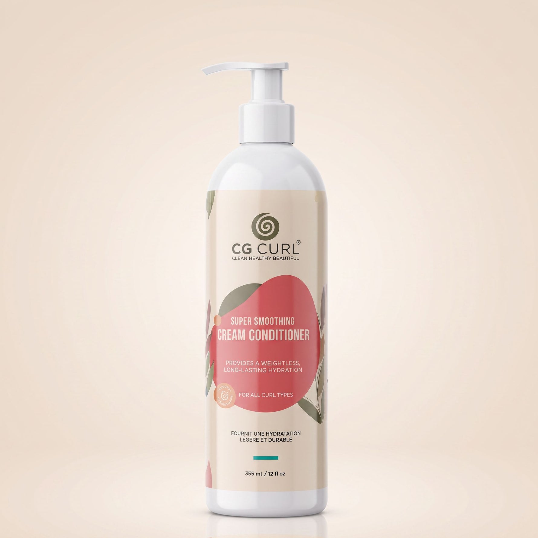 CG CURL – Après-Shampoing Crème Lissante Hydratante 355ml / 12oz (Super Smoothing Cream Conditioner) - hero