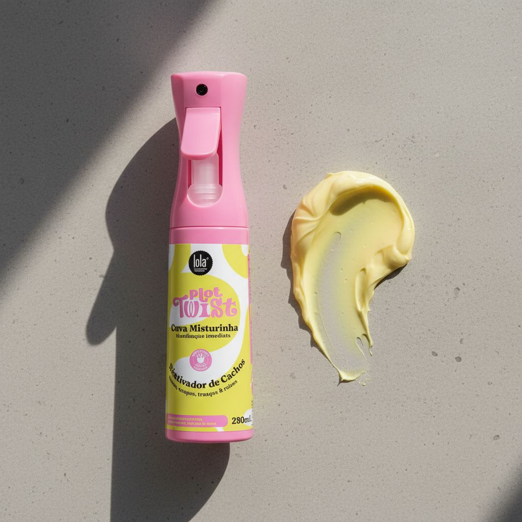 Lola Cosmetics – Plot Twist Réactivateur de Boucles 280ml - texture