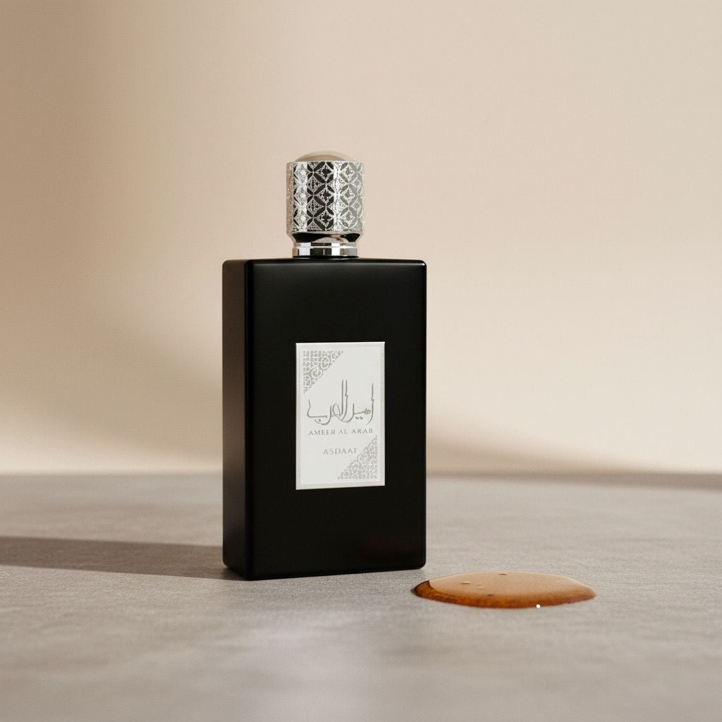 LATTAFA Asdaaf Ameer Al Arab Noir Eau de Parfum -100ml - texture