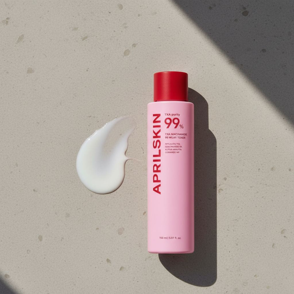 APRILSKIN – TXA Niacinamide 99 Milky Toner — Éclat unifié et hydratation intense - texture