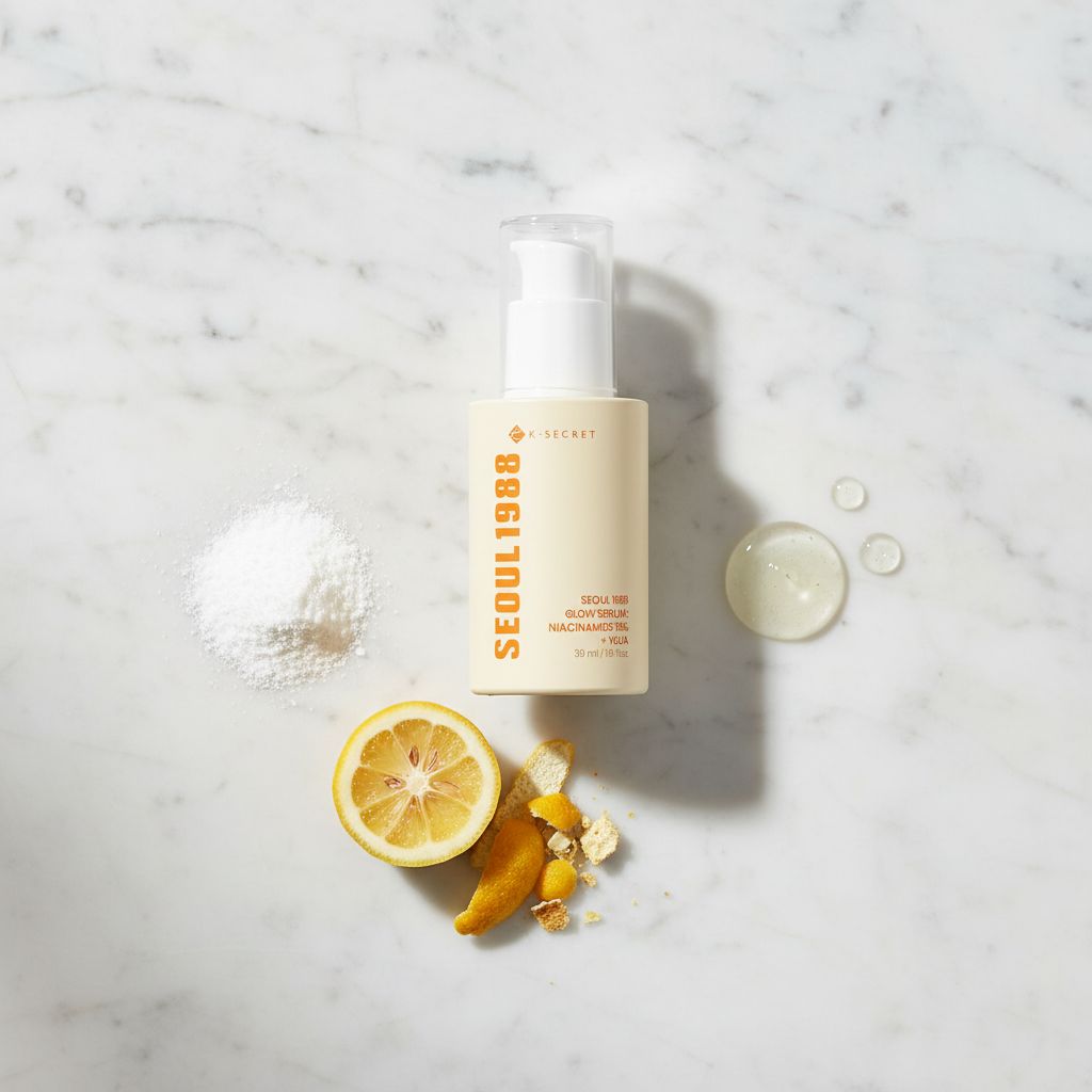 [KSECRET] GLOW SERUM : NIACINAMIDE 15% + YUJA 30 ml — Éclat et luminosité instantanée - ingredients