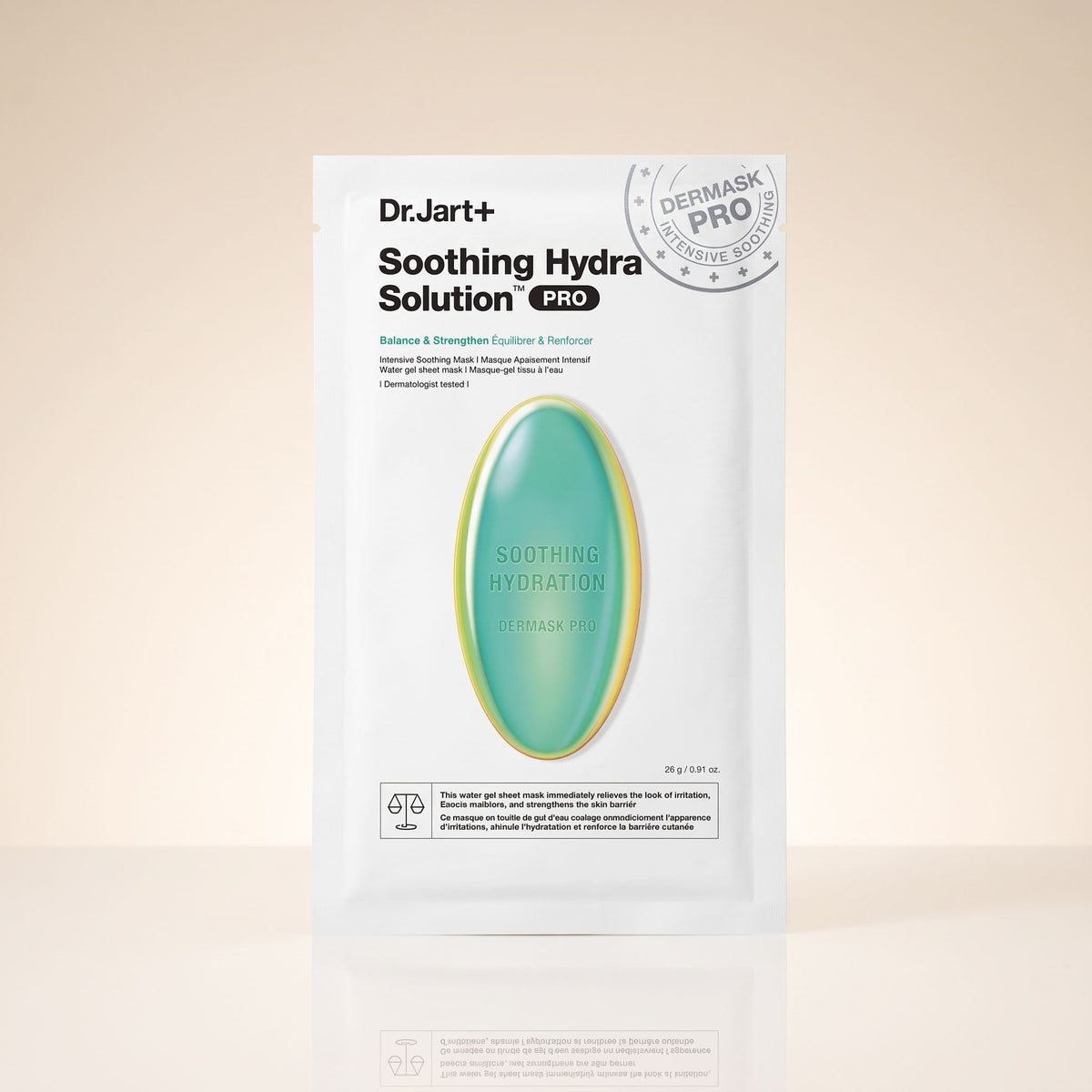 Dr.Jart+ – Dermask Soothing Hydra Solution Mask Pack — Masque hydratant apaisante instantanée - hero