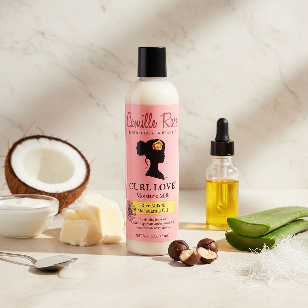 Camille Rose – Lait Capillaire Hydratant Définition Boucles 8oz (Curl Love Milk) - ingredients