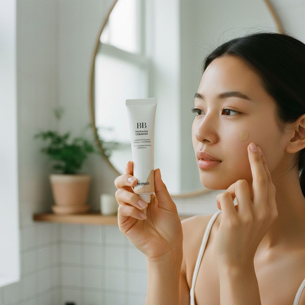 [Heimish] Moringa Ceramide BB Cream SPF 30 PA++ 25 Medium — Couvrance légère et protectrice - lifestyle