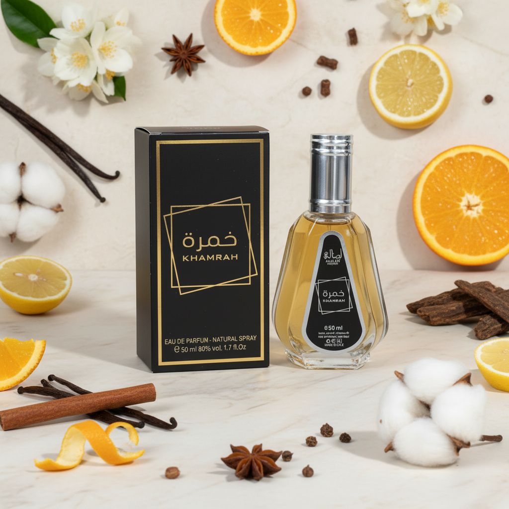 PARFUM LATTAFA KHAMRAH REF L6101 50ML - ingredients