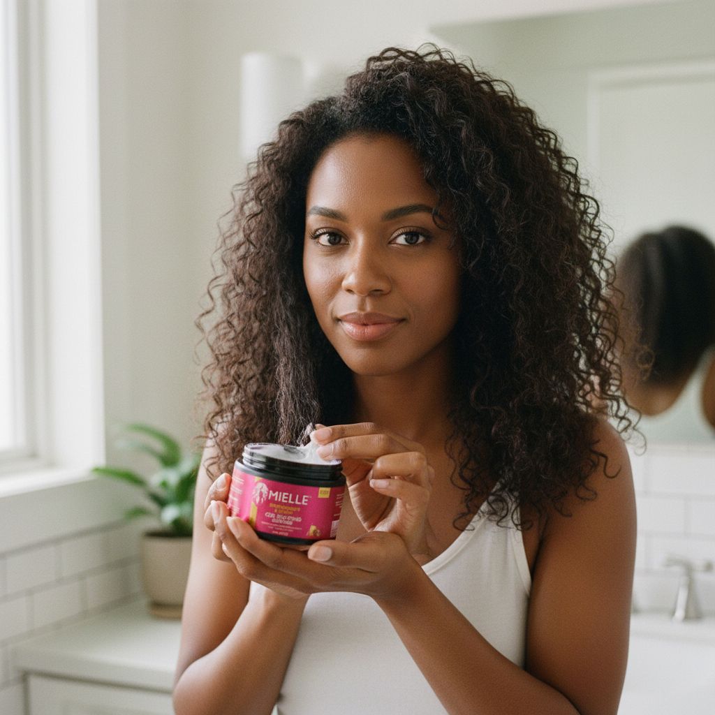 Mielle – Pomegranate & Honey Coil Sculpting Custard 340g - lifestyle