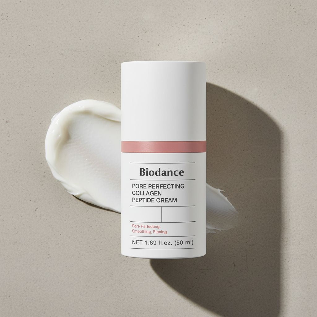 BIODANCE PORE PERFECTING COLLAGEN PEPTIDE CREAM 50ml — Pores affinés, peau lissée - texture