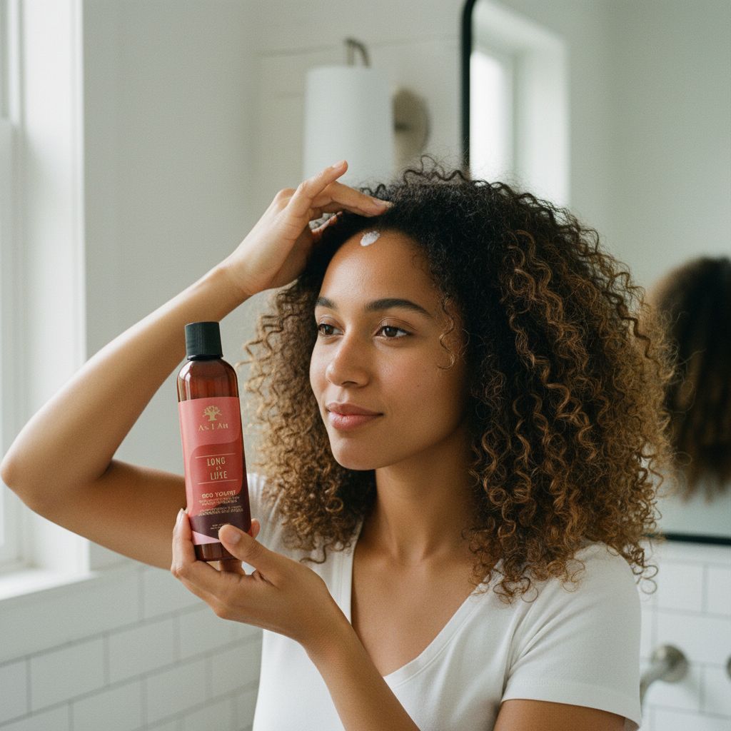 AS I AM Long & Luxe – Soin Croissance Cuir Chevelu 237ml - lifestyle