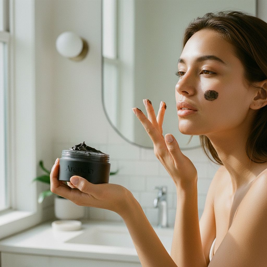 [ARENCIA] FRESH CLOUD SCRUB BLACK TEA & YUZU 260G - lifestyle