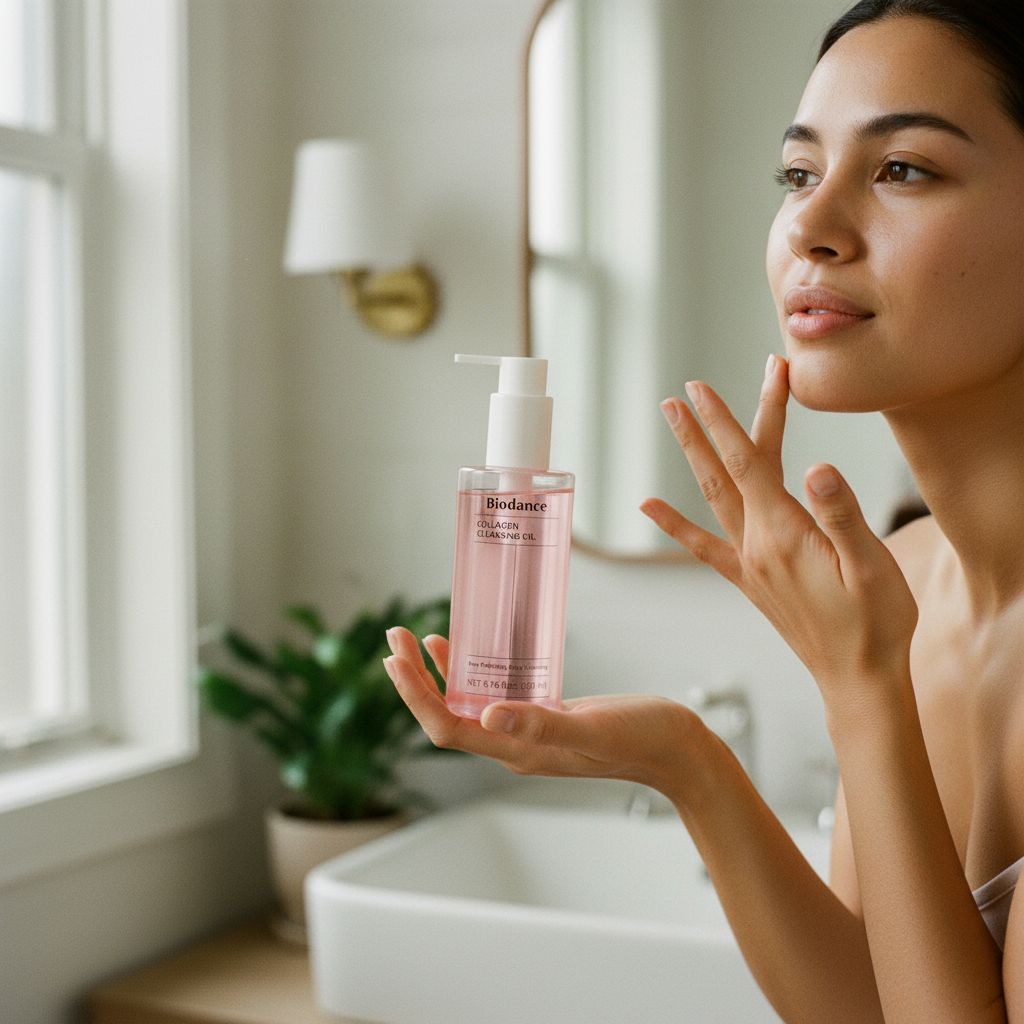 BIODANCE Collagen Cleansing Oil 200ml — Nettoyage doux et collagène régénérant - lifestyle