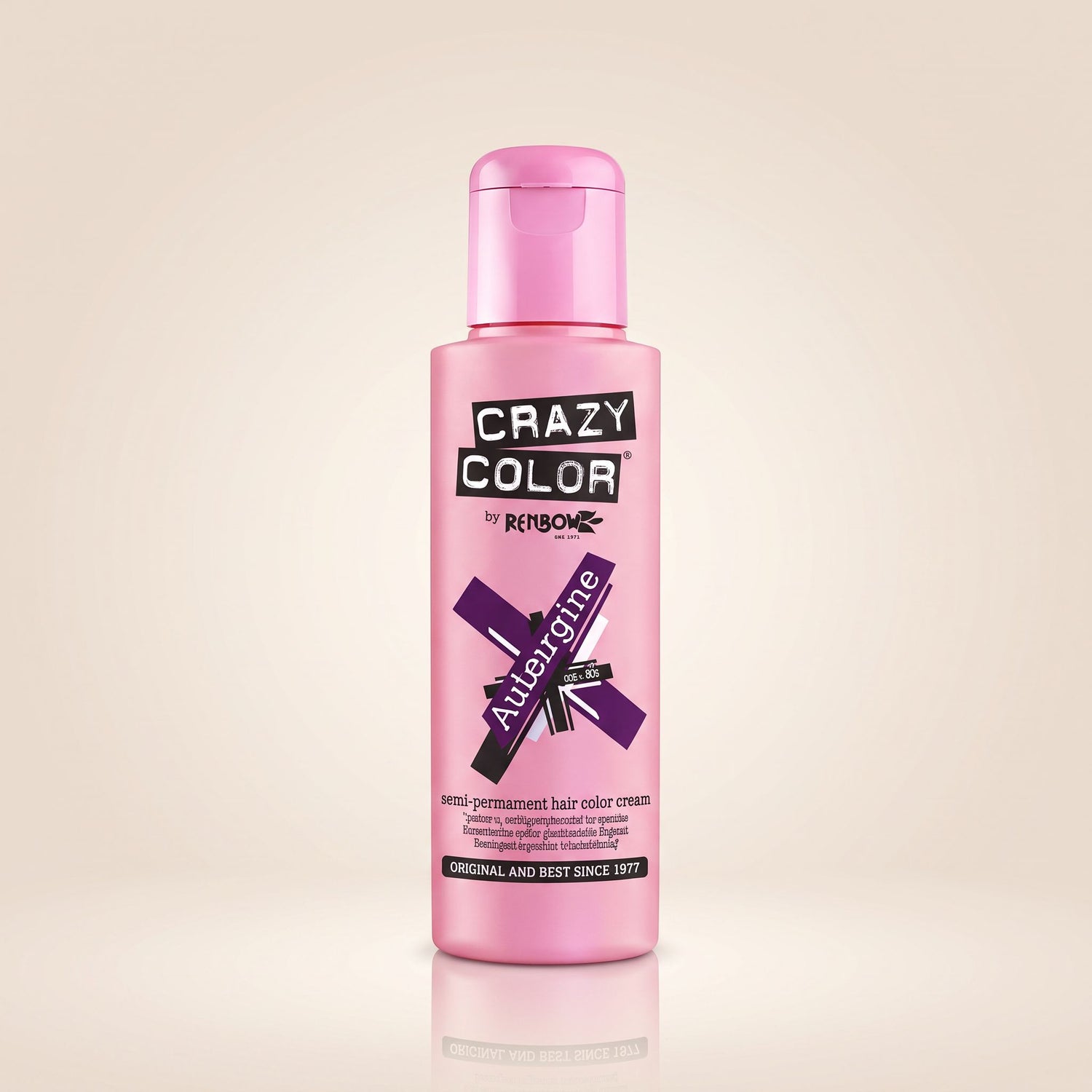 Crazy Color Aubergine 100 ml - hero