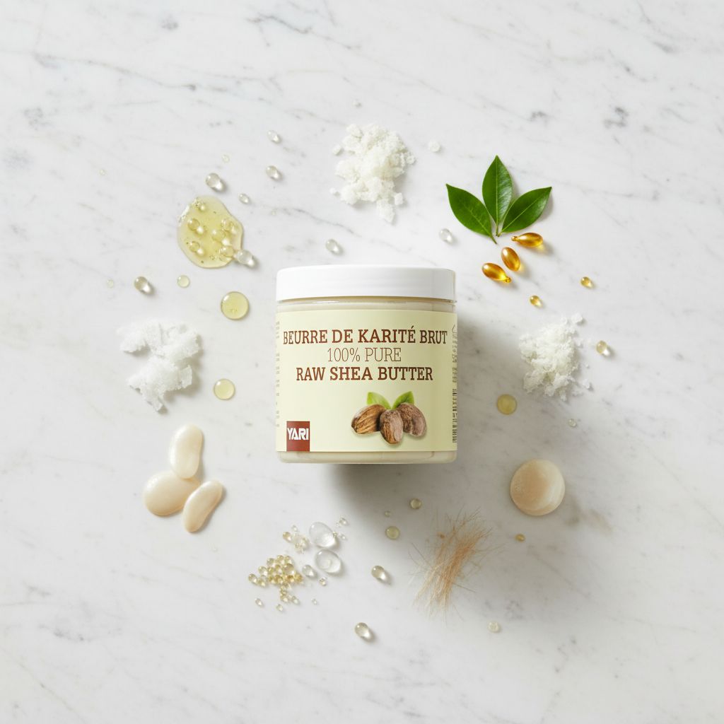 YARI 100% Pure Beurre de Karité Brut 250ml - ingredients