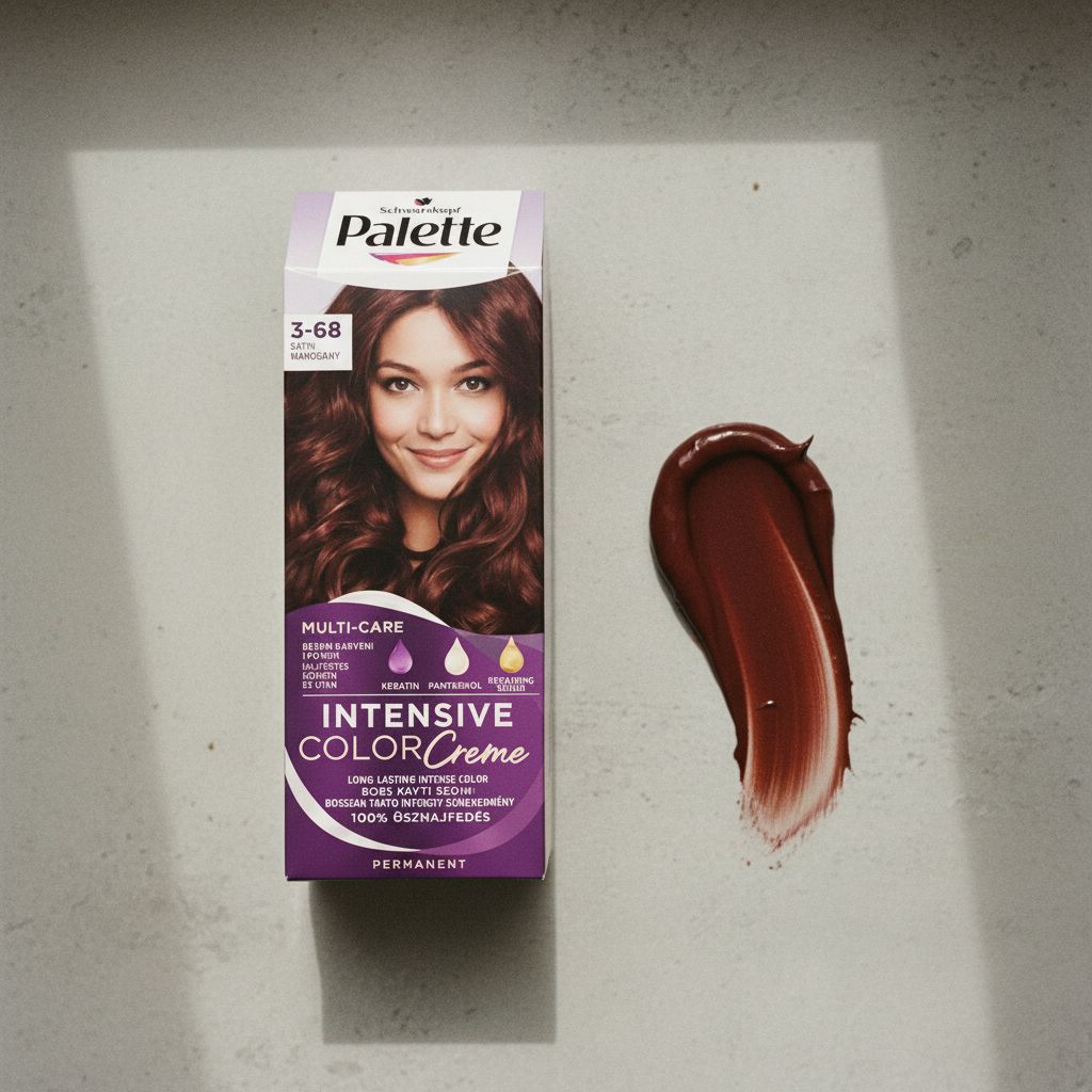 Palette Intensive Color 3-68 Dark Mahogany - texture