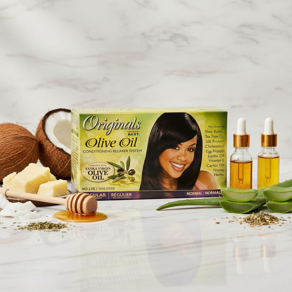 Originals Olive Oil Conditioner Relaxer System – Regular - ingredients