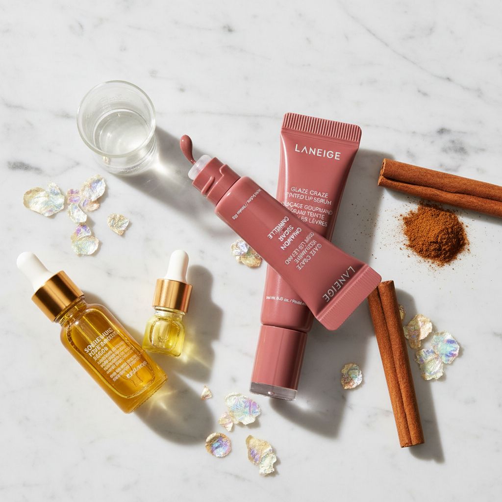 LANEIGE – Glaze Craze Tinted Lip Serum (Cinnamon Sugar) — Lèvres brillantes et teintées - ingredients