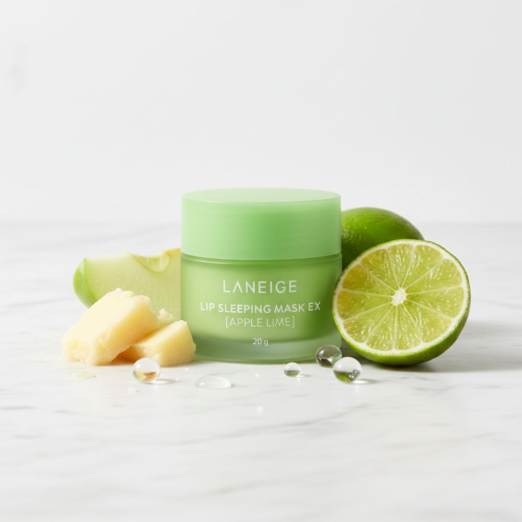 Laneige - Lip Sleeping Mask EX (Apple Lime) 20g — Soin lèvres nourrissant réparateur - ingredients