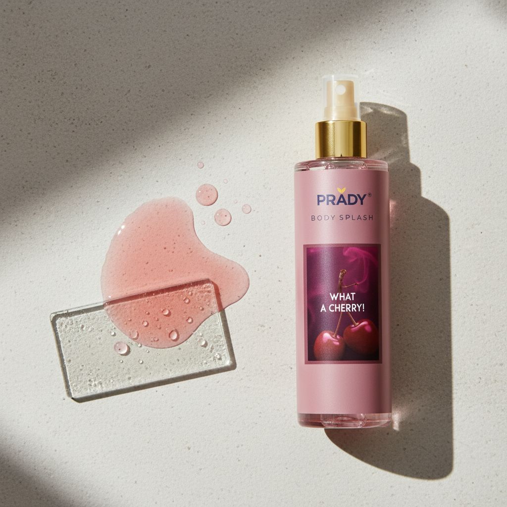 PRADY BODY SPLASH What A Cherry 250ml - texture