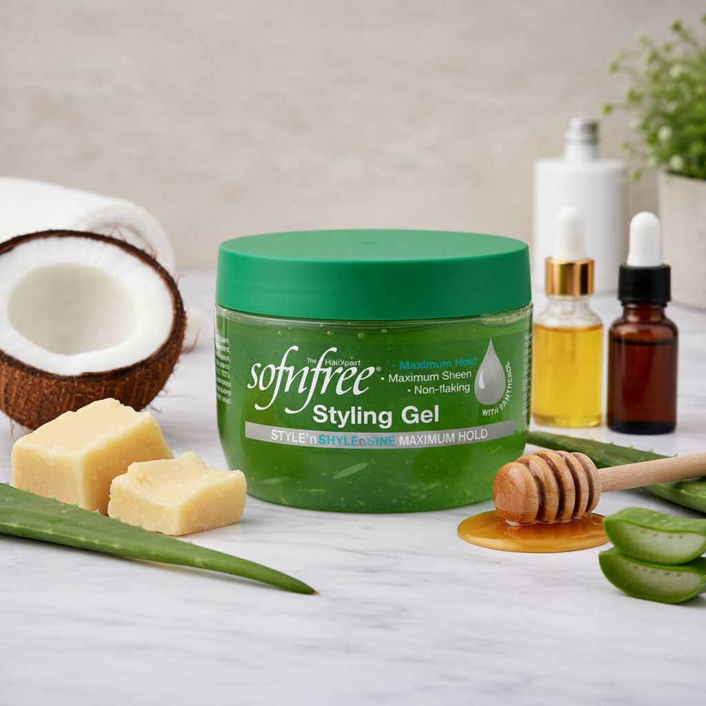 Sofn Free Styling Gel Vert 250 ml - ingredients