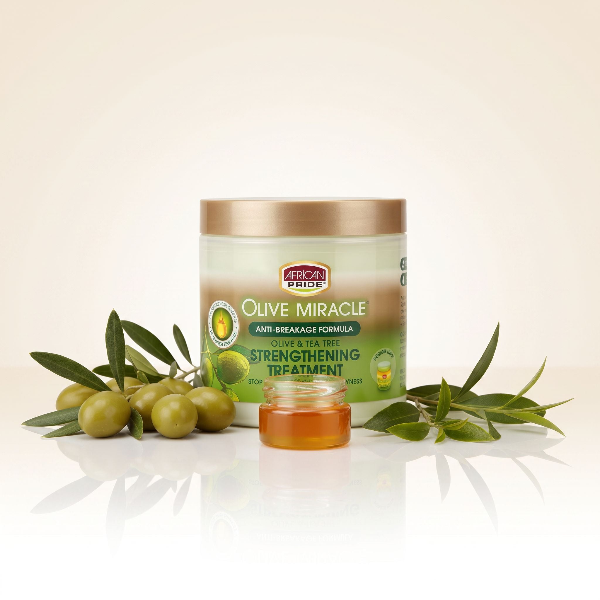 African Pride Olive Miracle – Crème Anti-Casse Fortifiante 5.3oz (Anti-Breakage Cream) - hero