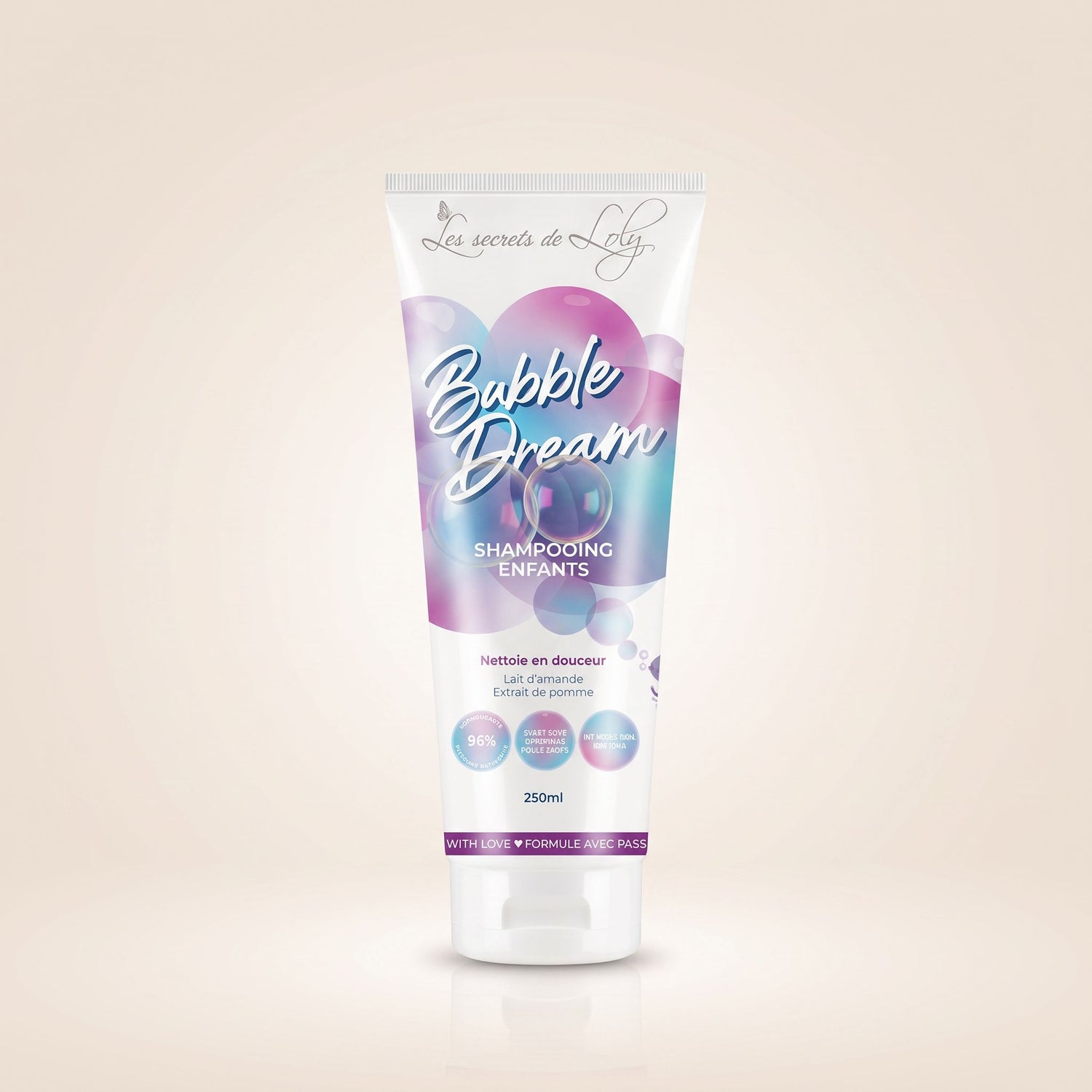 Les Secrets de Loly – Bubble Dream Shampoing Doux Enfant 250ml - hero