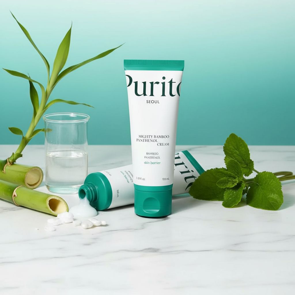 PURITO Mighty Bamboo Panthenol Cream 100ml — Hydratation intense et apaisante - ingredients