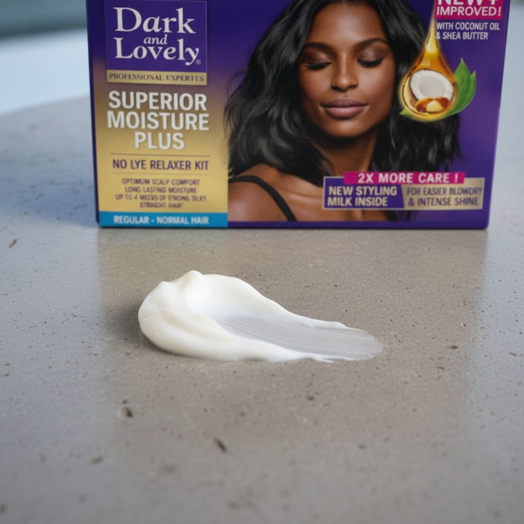 Dark & Lovely Superior Moisture Plus Défrisant – Moyen - texture