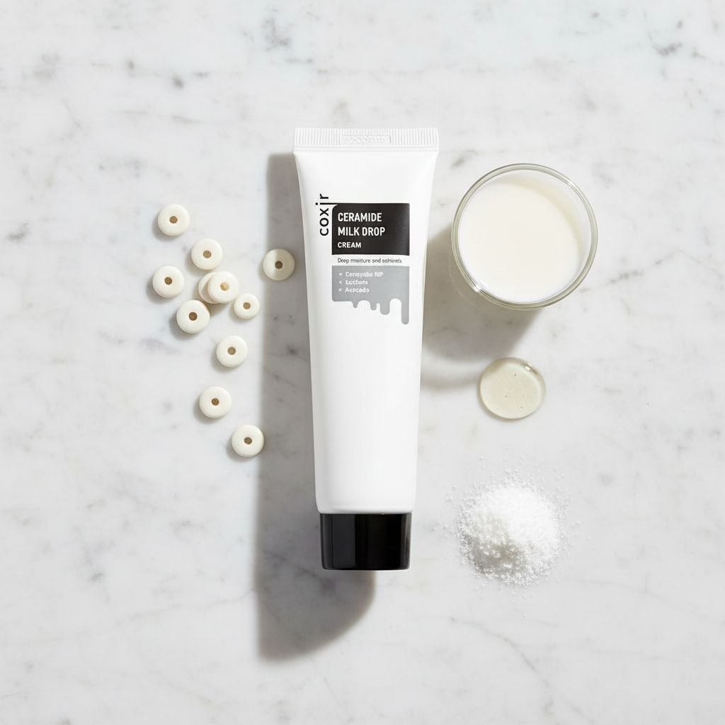 COXIR – Ceramide Milk Drop Cream — Hydratation intense et apaisante - ingredients