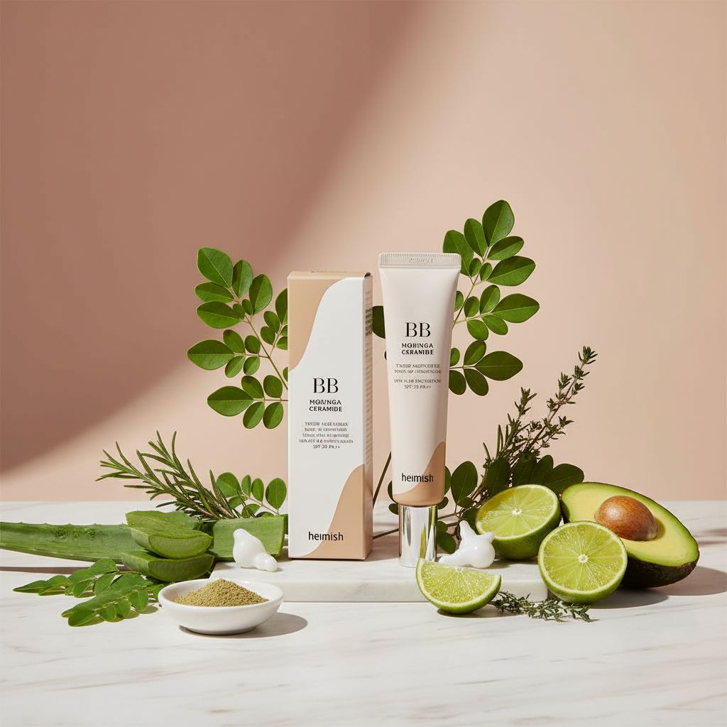 HEIMISH (EU) MORINGA CERAMIDE BB CREAM SPF 30 PA++ 27 LIGHT TAN - ingredients