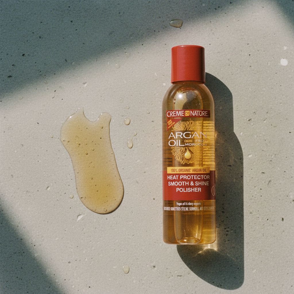 Creme of Nature – Sérum Brillance & Gloss à l’Huile d’Argan 4oz (Gloss & Shine Polisher) - texture