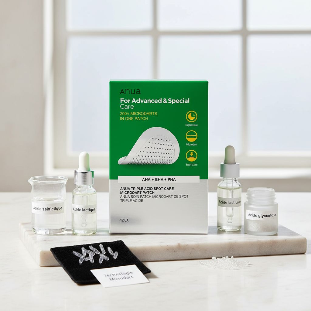 Anua - Triple acid spot care microdart patch — Traite les imperfections en profondeur - ingredients