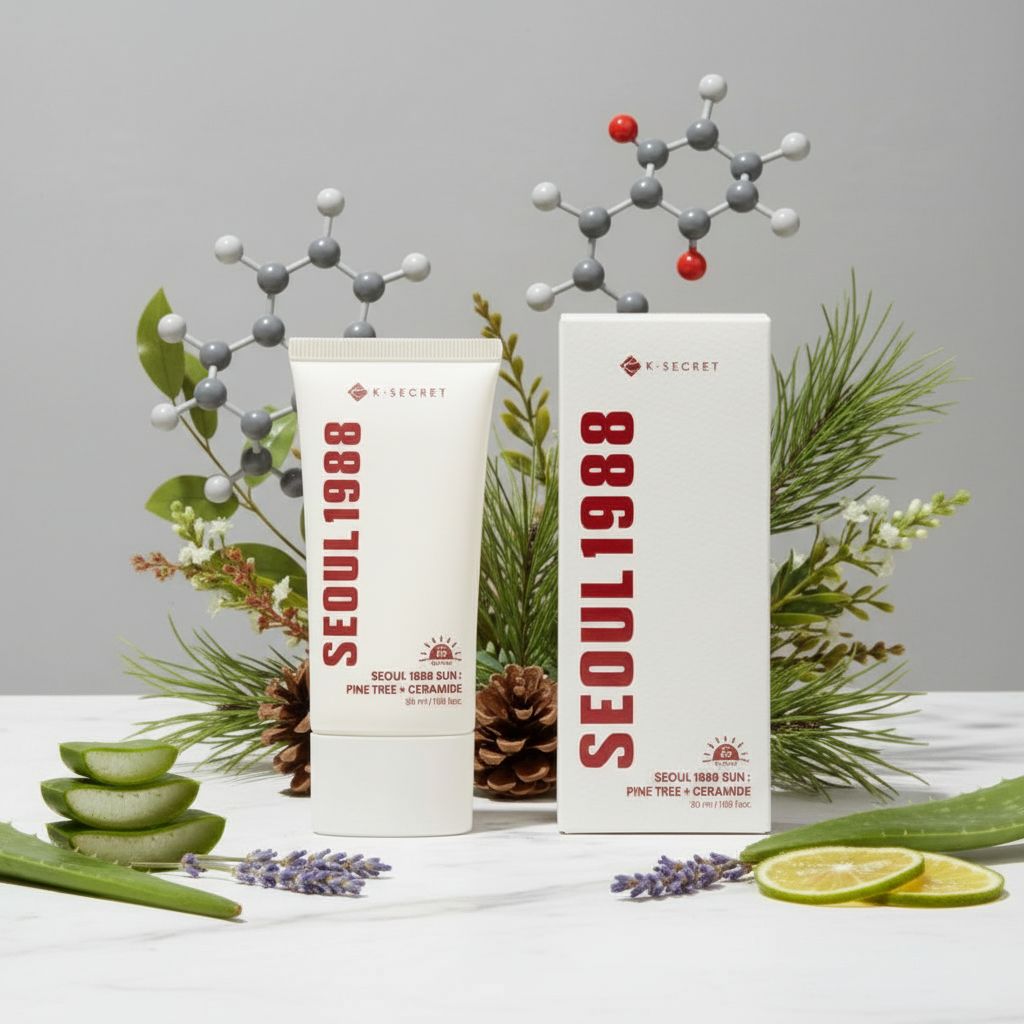 KSECRET Seoul 1988 Sun – Pine Tree + Ceramide SPF50+ PA+ 50 ml - ingredients
