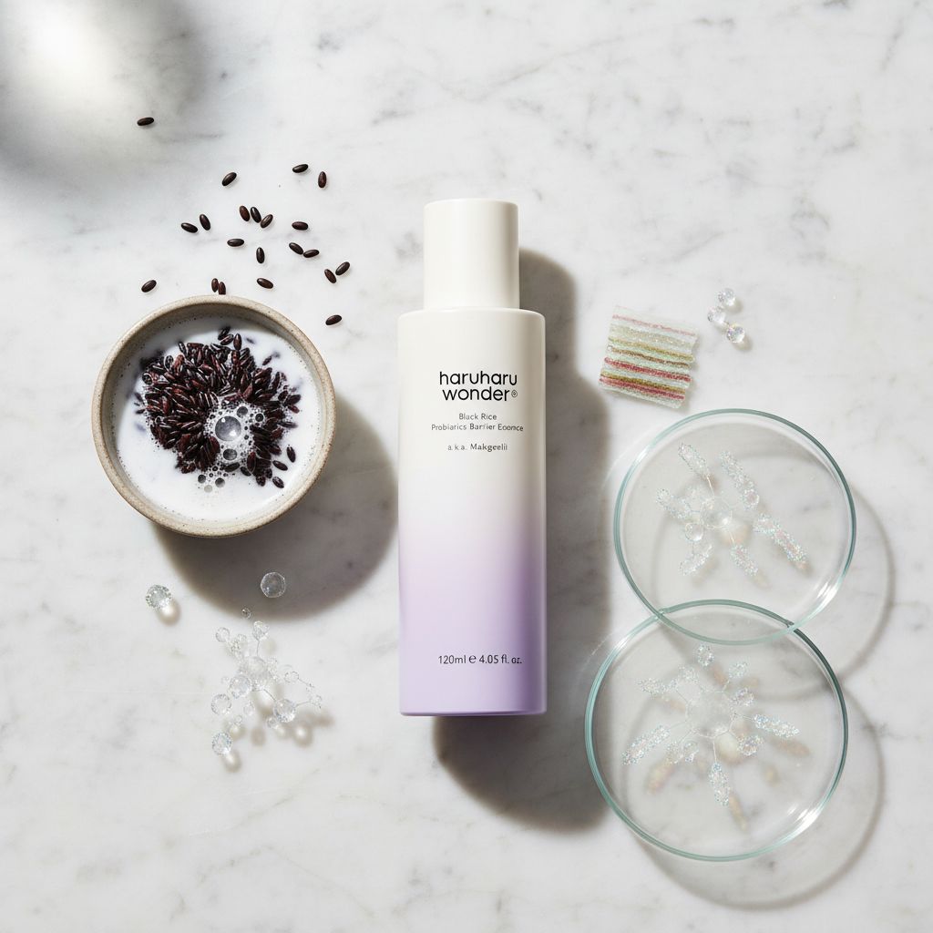 [Haruharu Wonder] Black Rice Probiotics Barrier Essence 120ml (a.k.a. Makgeolli Essence) — Essence barrière probiotiques régénérante - ingredients
