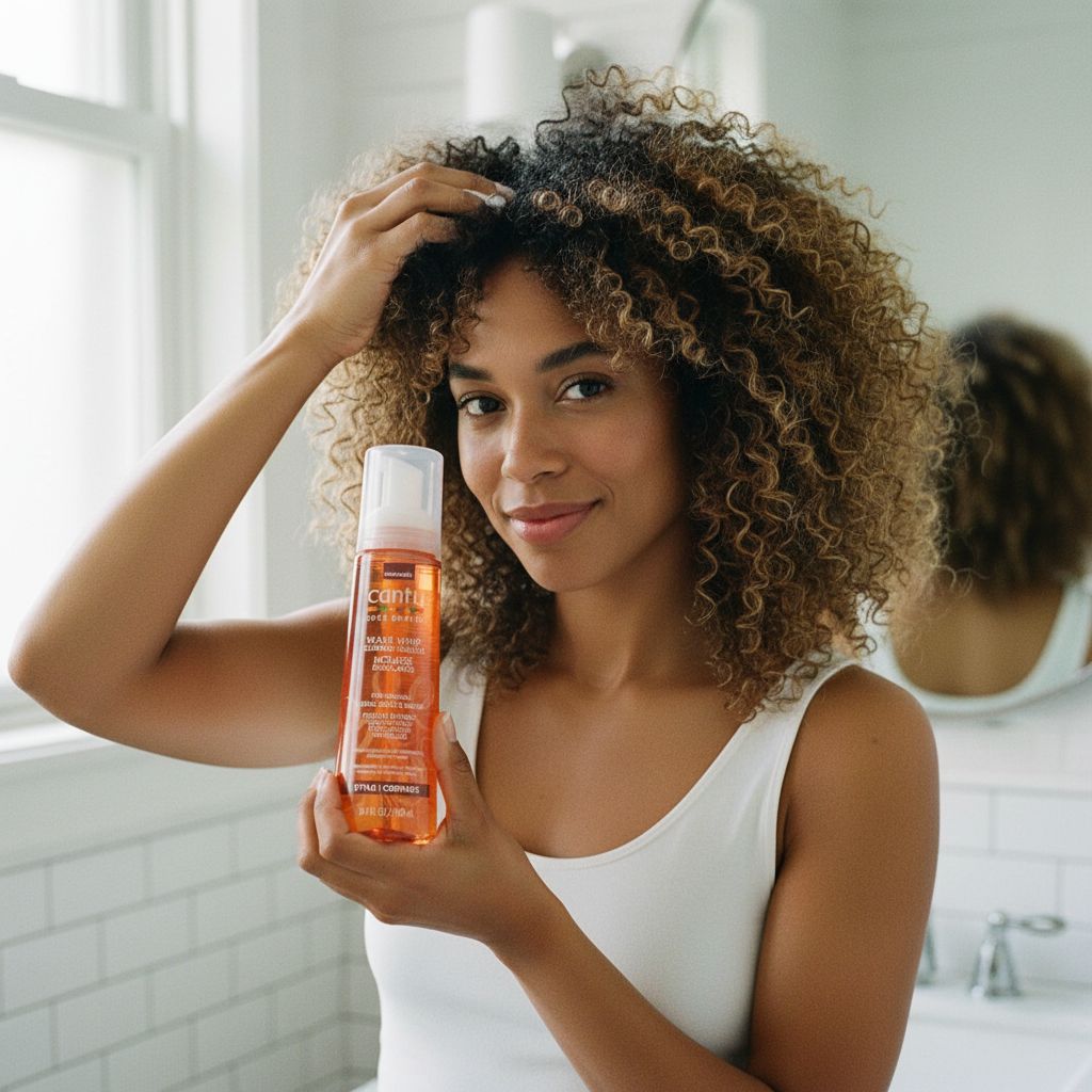 CANTU – Mousse Définition & Volume Boucles 248ml (SB Wave Whip Curling Mousse) - lifestyle