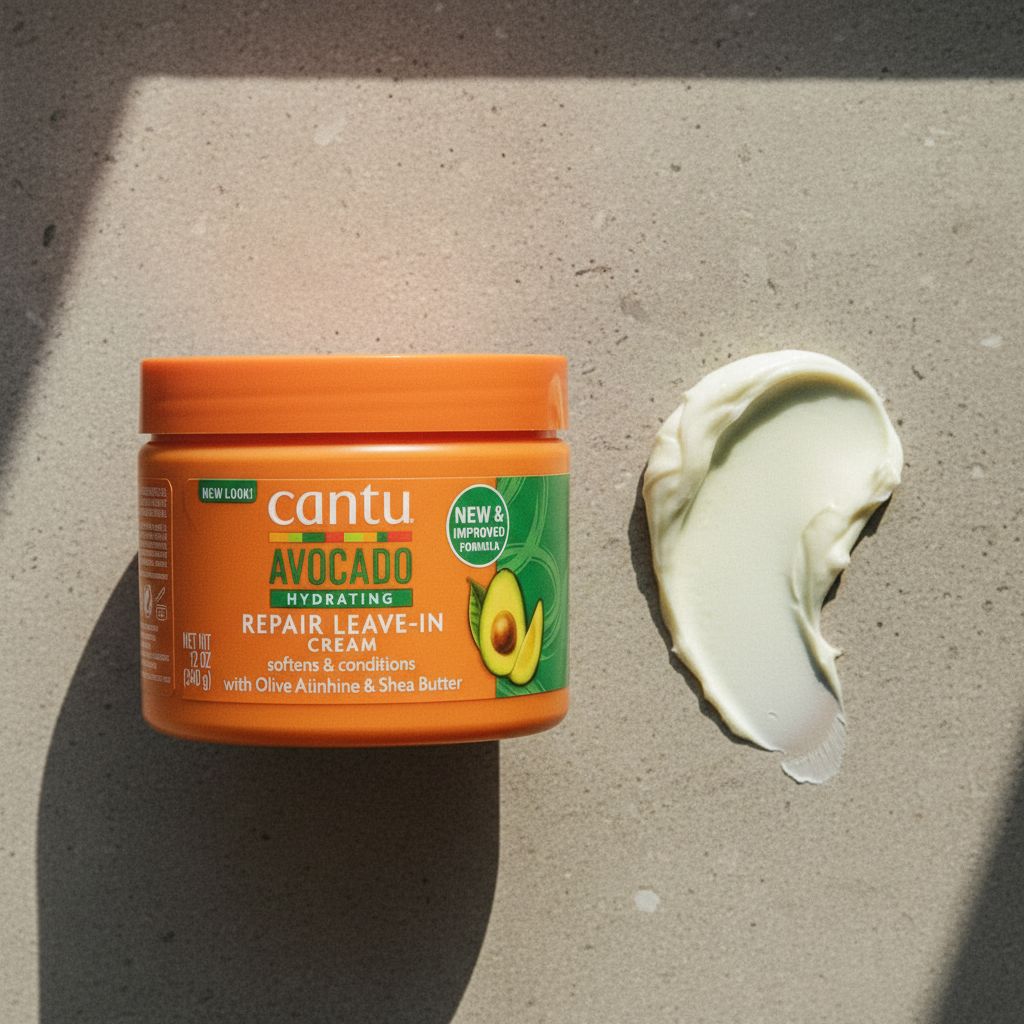 CANTU – Soin Sans Rinçage Réparateur 340g (Avocado Repair Leave-In) - texture