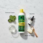 JM&L – Cactus Leave-In Moisturizer – 236,57ml — Hydratation légère sans rinçage - ingredients