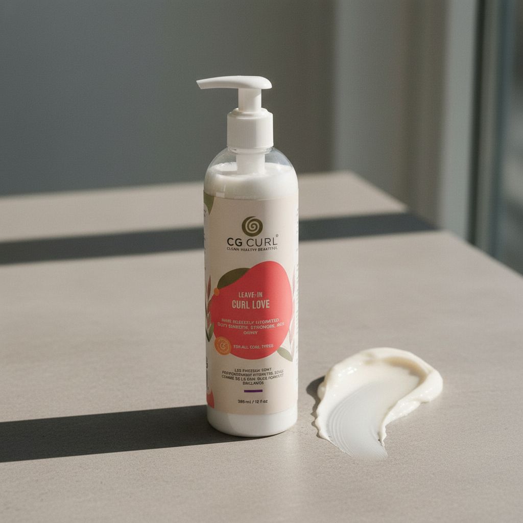 CG CURL – Soin Sans Rinçage Hydratant Boucles 355ml / 12oz (Leave-In Curl Love) - texture