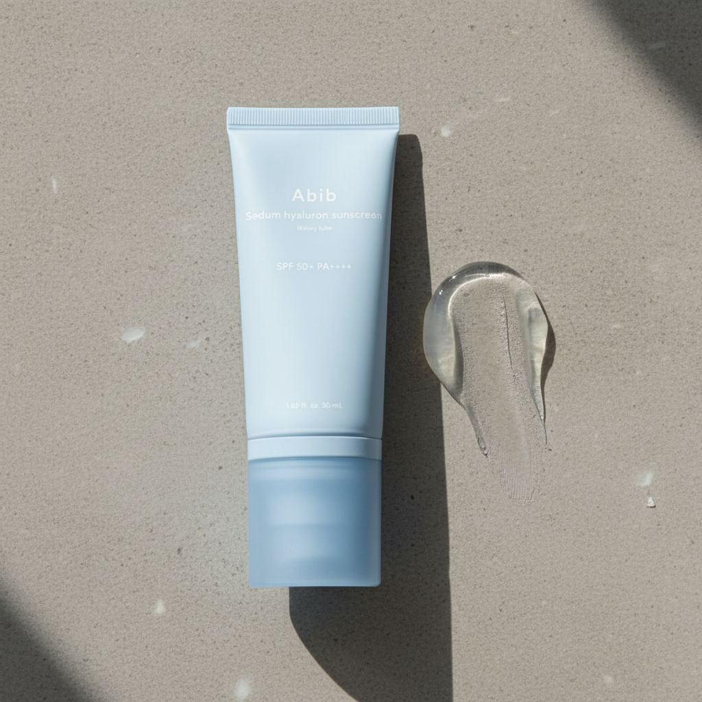 [Abib] SEDUM HYALURON SUNSCREEN WATERY TUBE 50ml — Protection hydratante légère et fraîche - texture