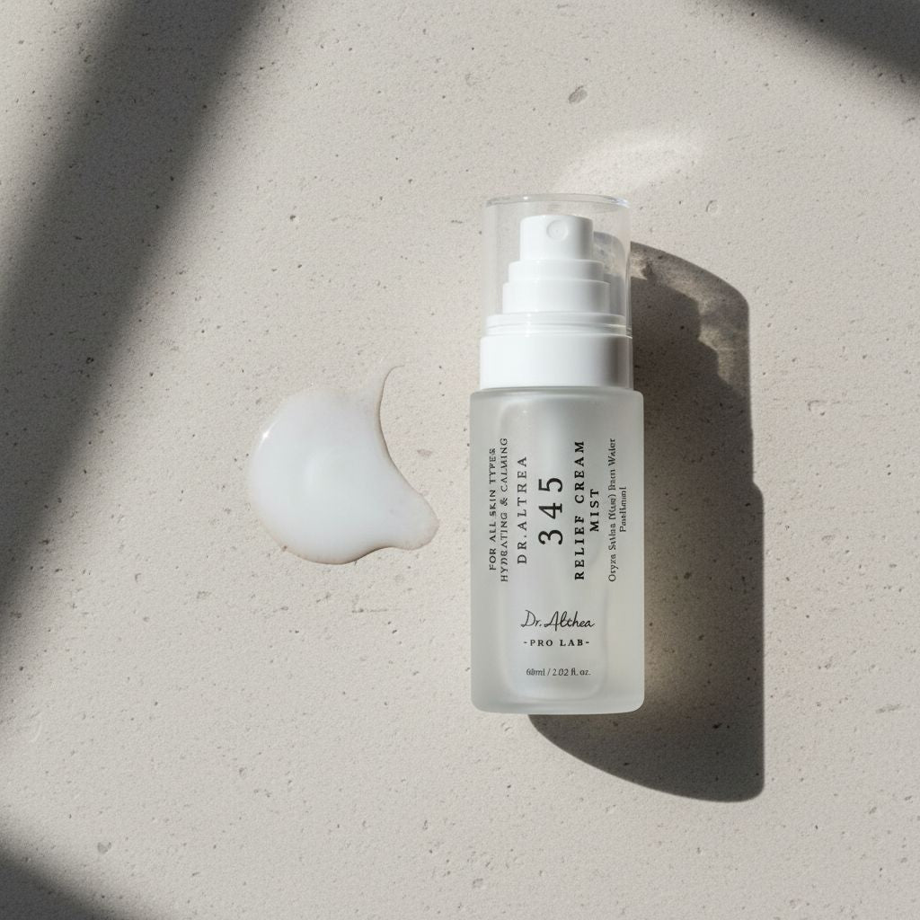 [Dr.Althea] 345 Relief Cream Mist 60ml — Apaise et hydrate intensément - texture