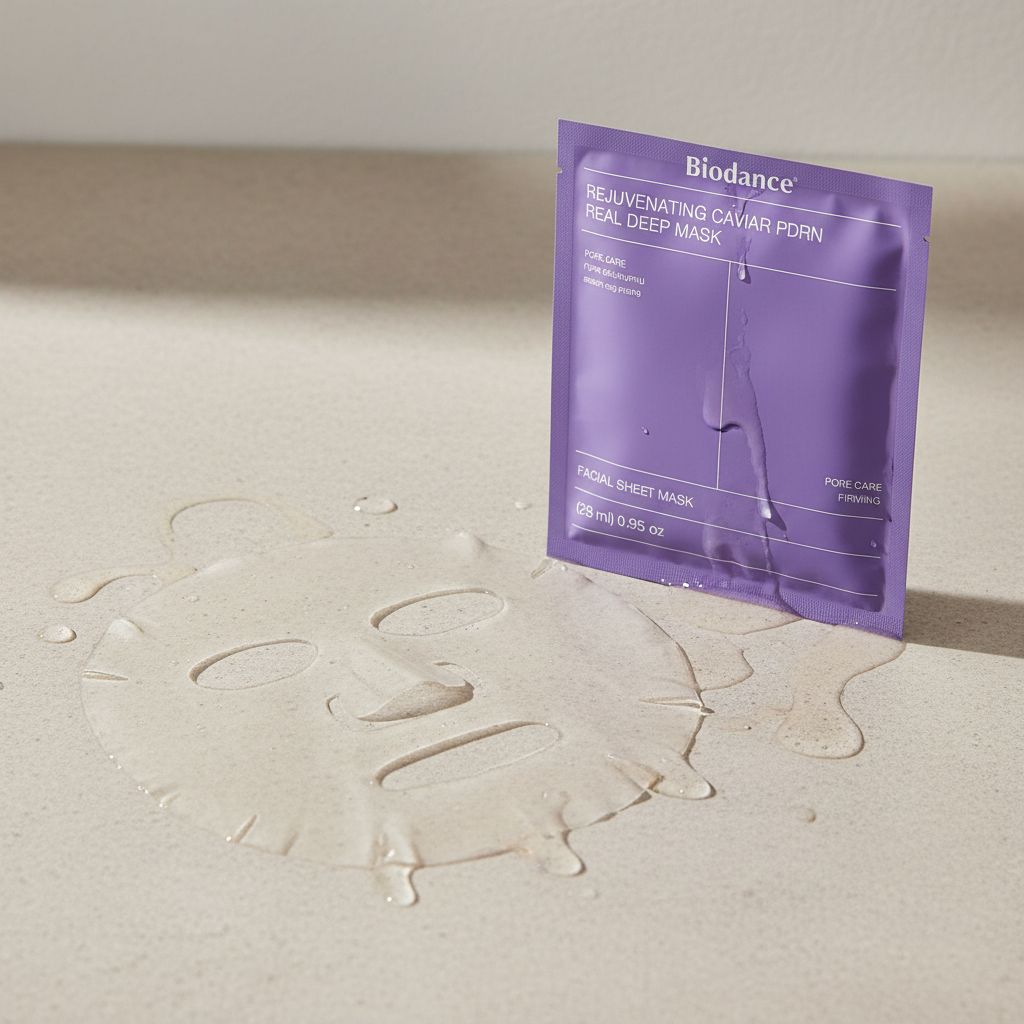 Biodance Rejuvenating Caviar PDRN Real Deep Mask – Masque Régénérant Éclat 34 g - texture