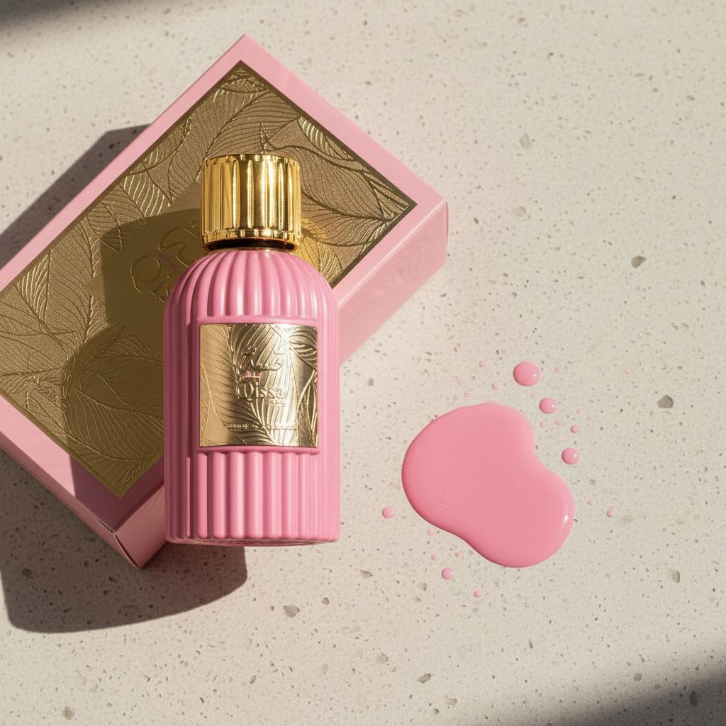PARIS CORNER Qissa Pink Eau de Parfum - 100ml - texture
