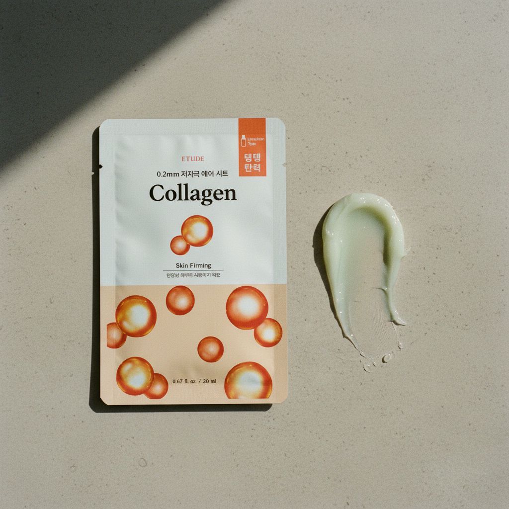 Etude House - 0.2 Therapy Air Mask Collagen — Masque ultra-fin hydratant intensif - texture