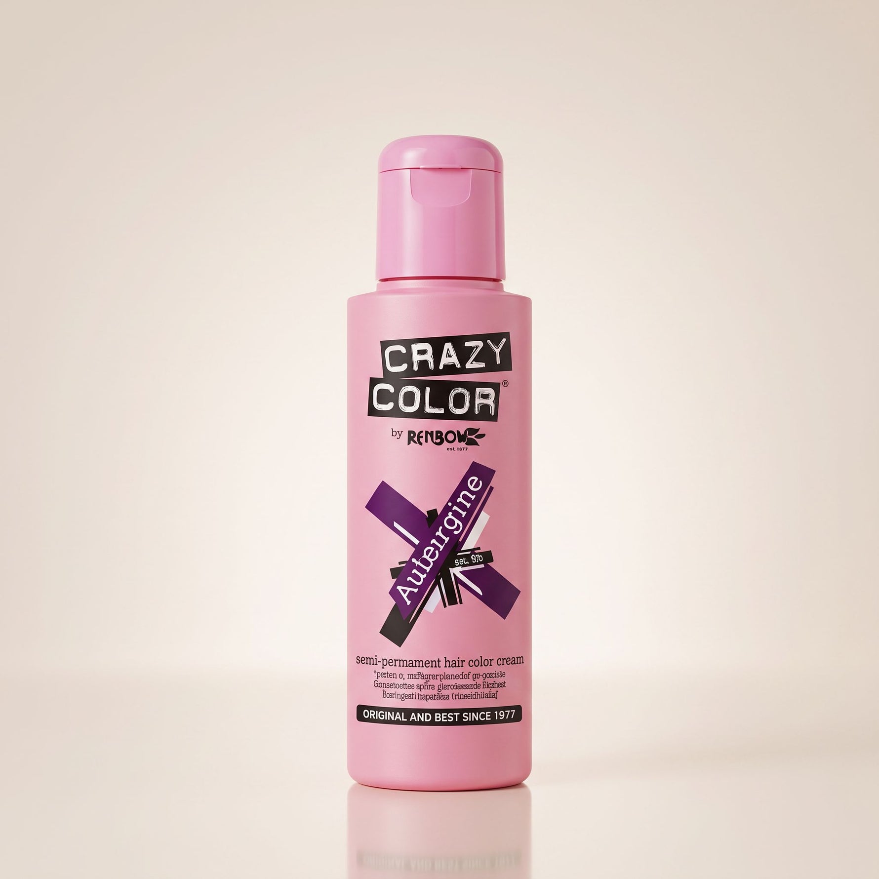 Crazy Color Aubergine 100 ml - hero