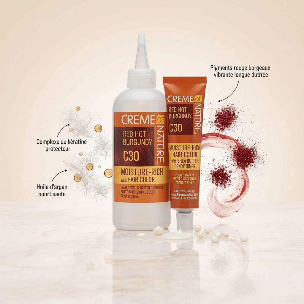 Creme of Nature Coloration Liquide Red Hot Burgundy C30 - ingredients